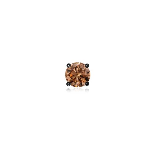 Angara 0.47 CTW Basket-Set Round Coffee Diamond Stud in Platinum