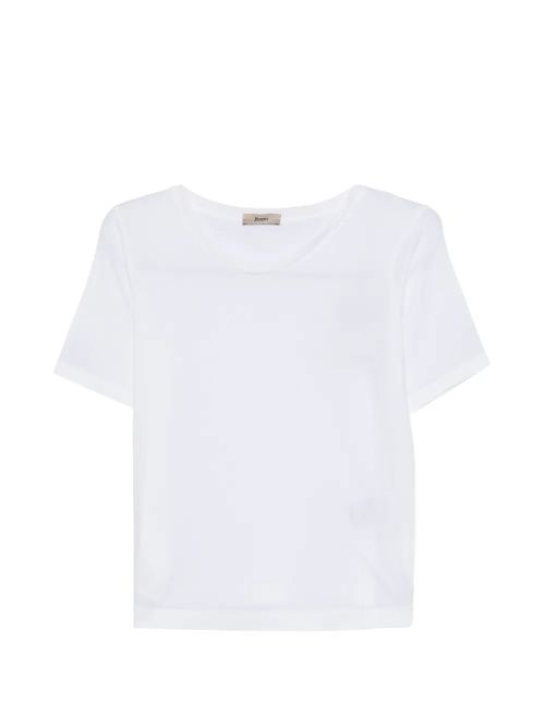 Cotton-Blend T-Shirt — White