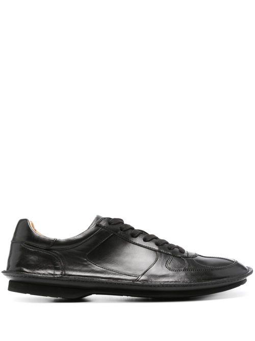Whipstitched -sole sneakers - Black