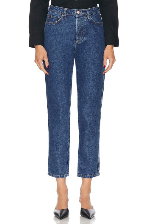 RENGGLI Slim Leg Jeans in Indigo - Denim-Dark.  33 also in 30