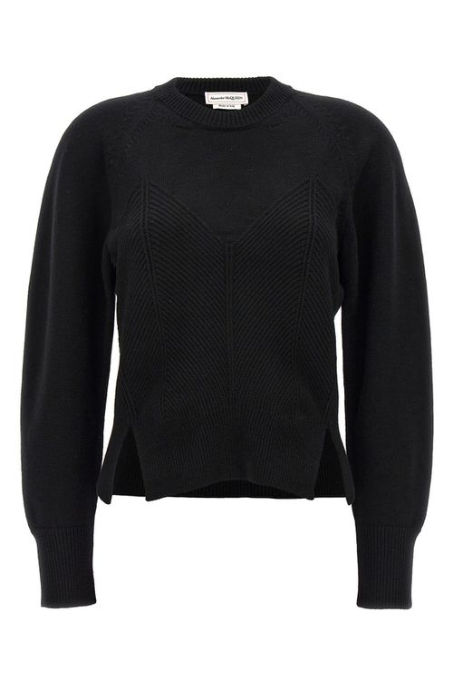 'Chevron Corset' Sweater