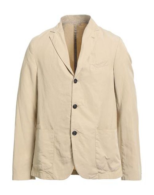 Officine Générale Man Blazer Beige Size 44 Lyocell, Linen, Cotton