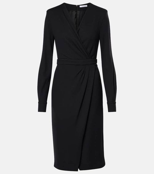Virtus gathered jersey midi dress