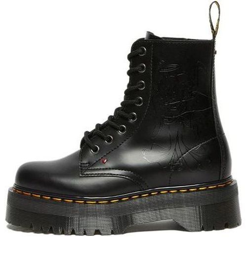 X Betty Boop Jadon Leather Platforms Boot 'Black'