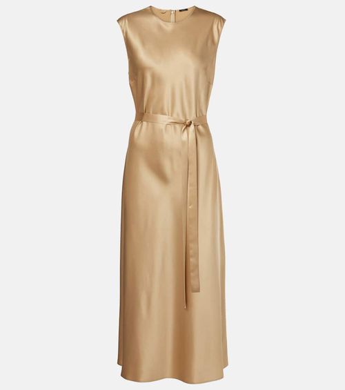 Garnier silk satin midi dress