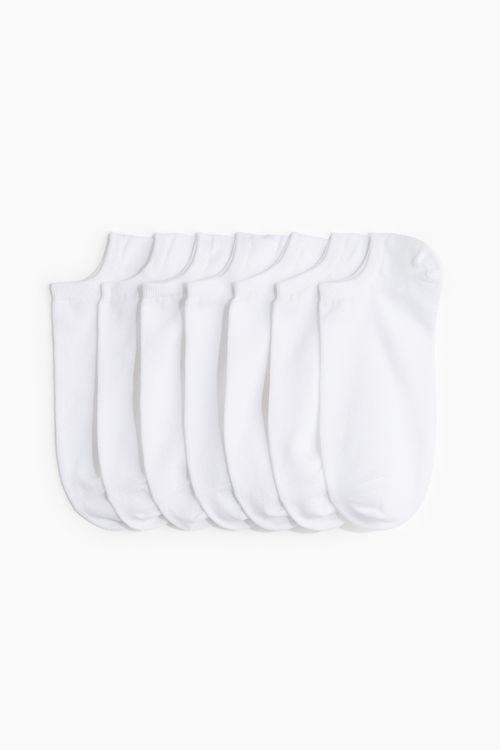 7-pack Sneaker Socks - White