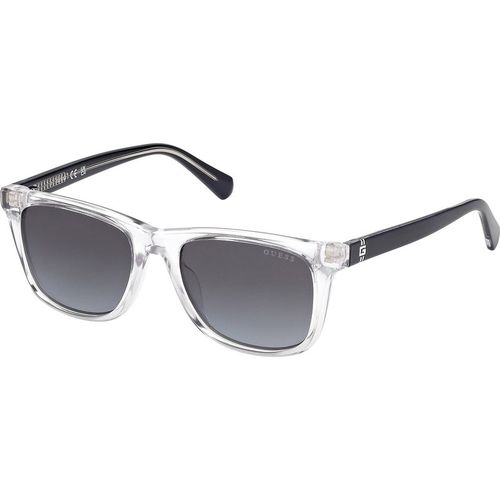 Guess Unisex Guess GU00227 26B Gafas de sol Inyectado Transparente Fumar Cuadrada Norma