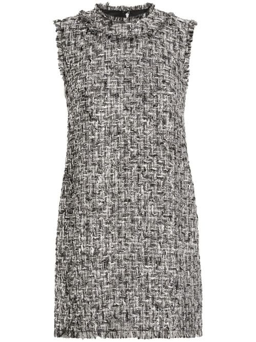Tweed mini dress - Grey