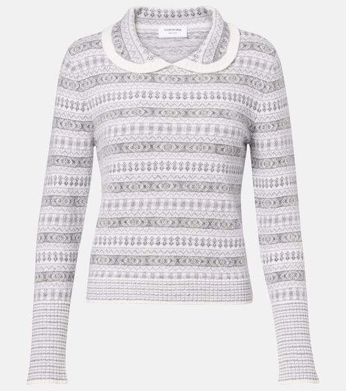 Fair Isle wool-blend jacquard sweater