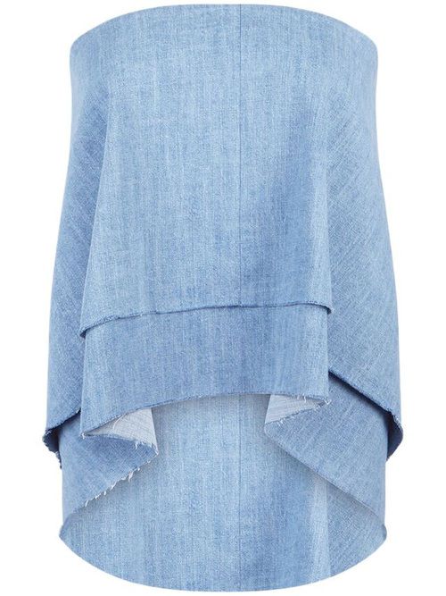 Eliana strapelss top - Blue
