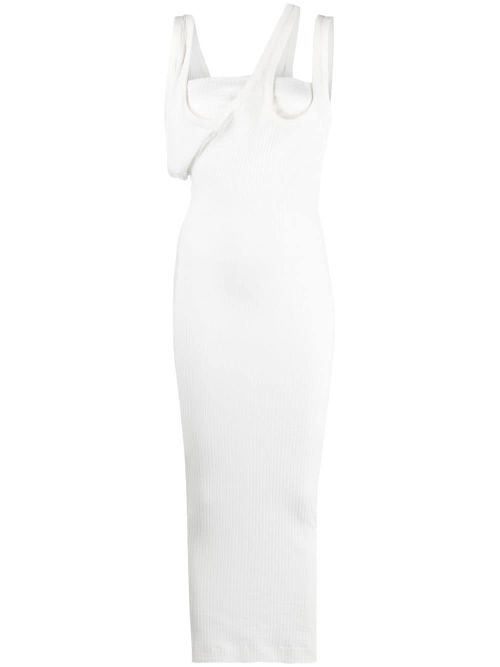 Ribbed jersey midi dress - Runway