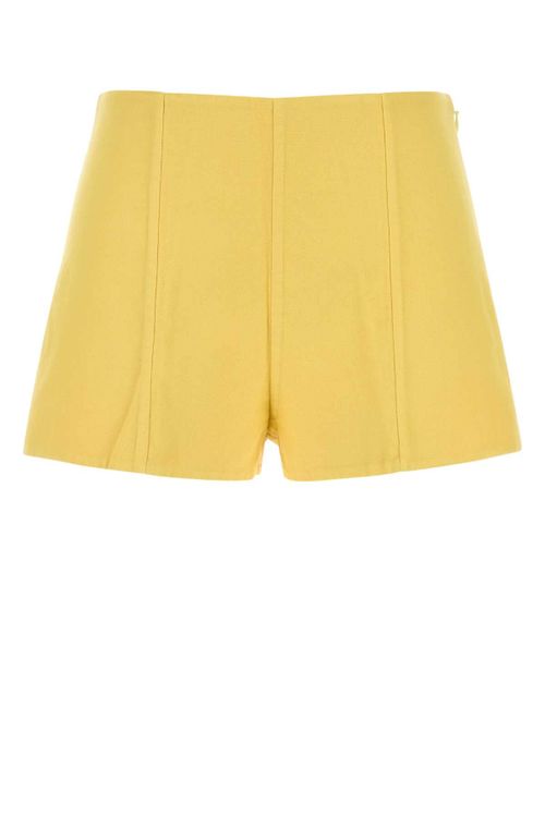 Cotton Shorts — Yellow
