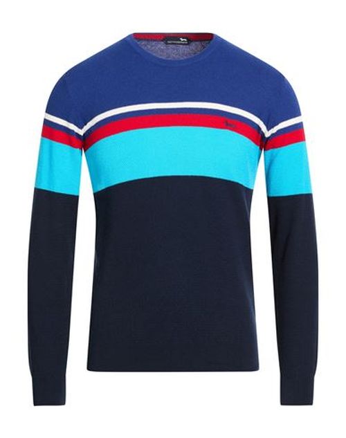 Man Sweater Blue Size L Cotton