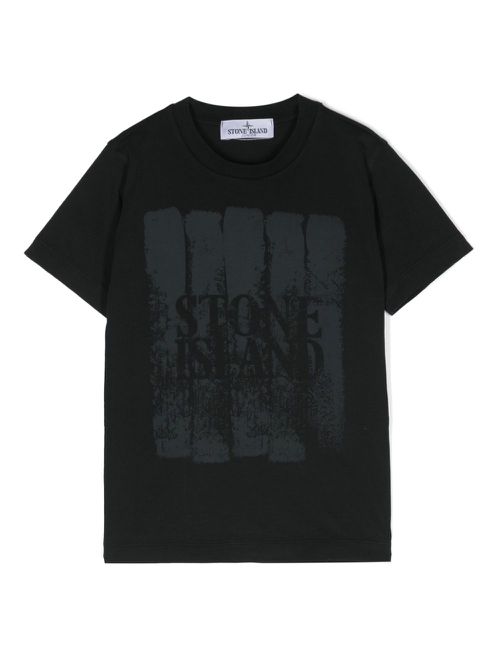 Logo-print cotton T-shirt - Black