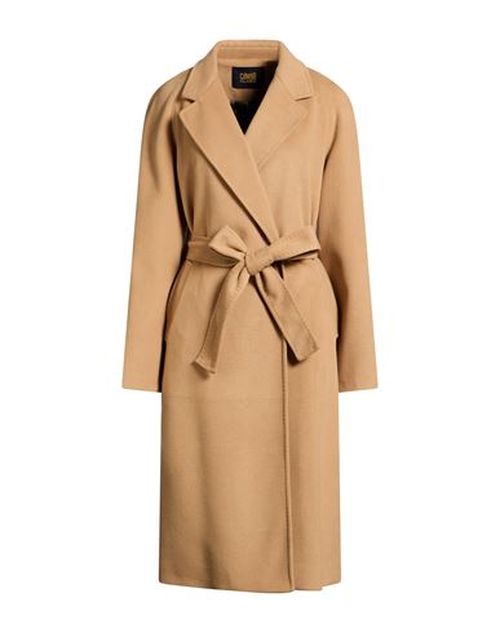 Woman Coat Camel Size 6 Wool, Polyester, Acrylic