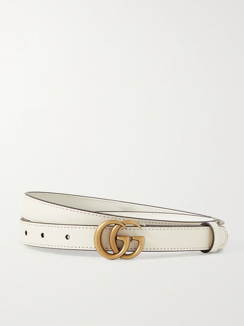 Gucci | Gg Marmont Leather Belt - Ivory | Realry display picture 1