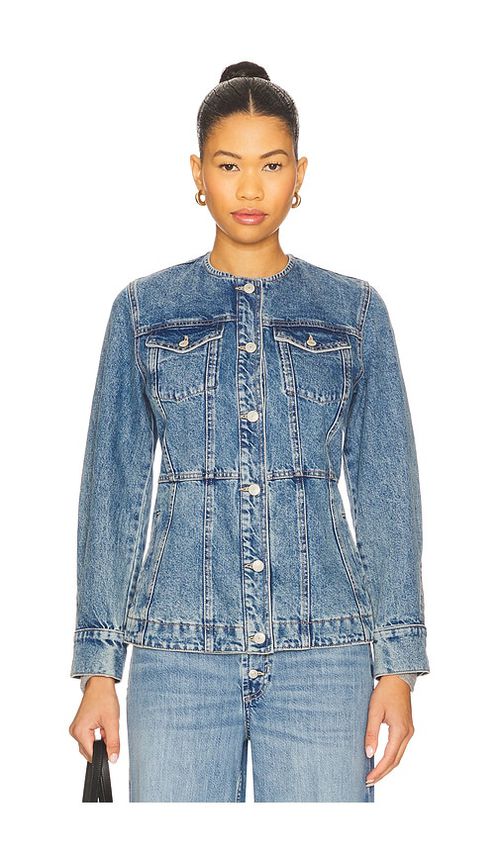 Free People x We The Free Lula Denim Jacket In River Blues in River Blues. M also in XS, L