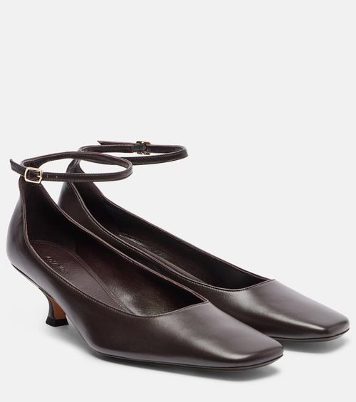 Anna leather pumps