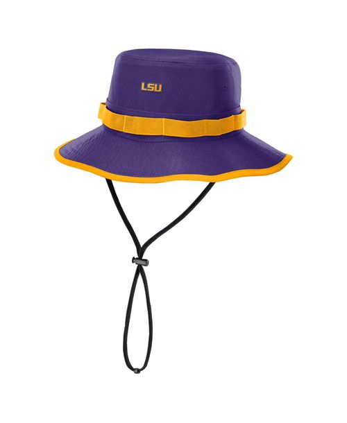 Men's Purple Lsu Tigers 2025 Sideline Apex Boonie Bucket Hat - Purple