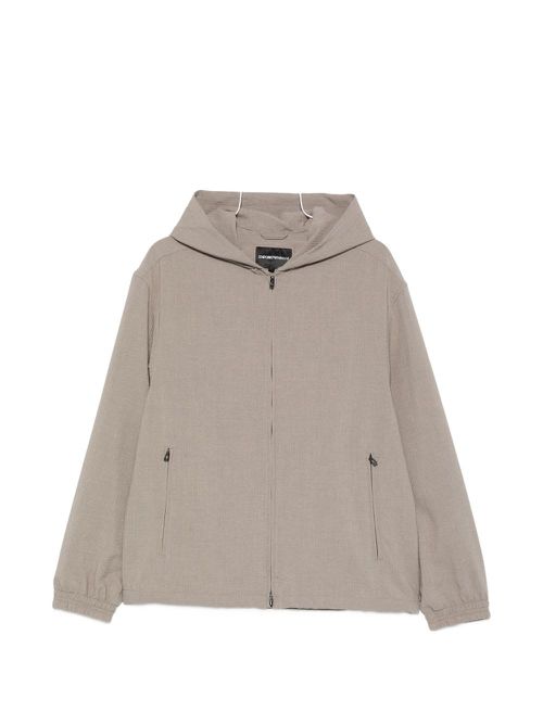 Hooded Blouson Jacket