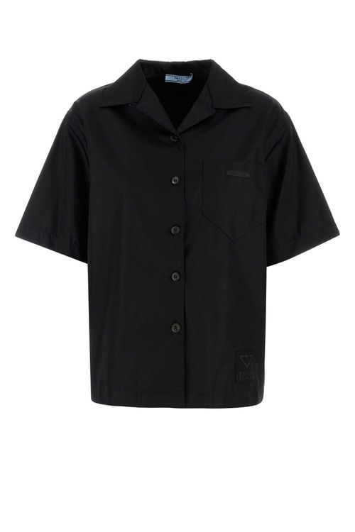Black Gabardine Shirt