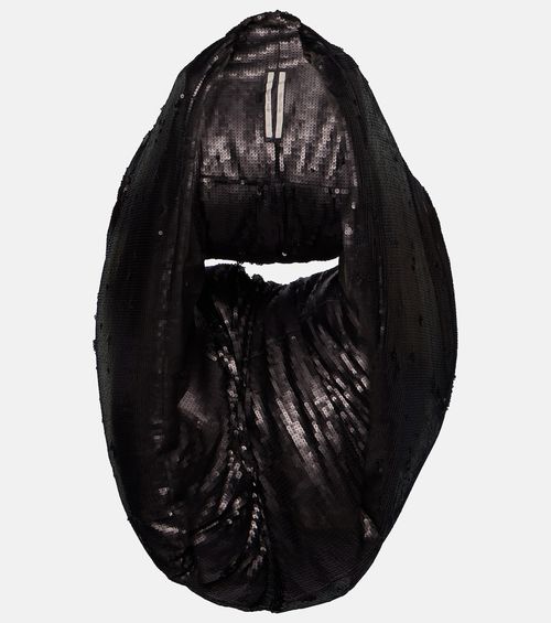 Oversized leather jacket