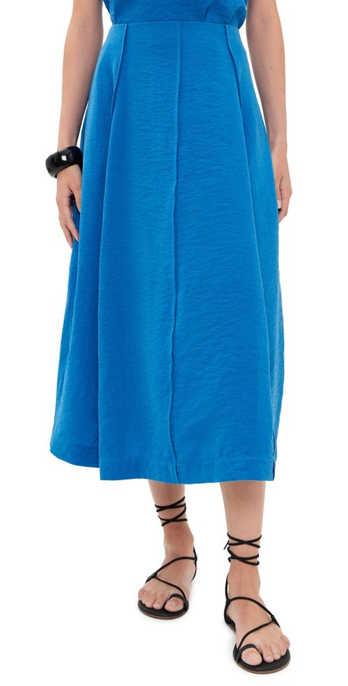 Curved Parachute Skirt jewel blue