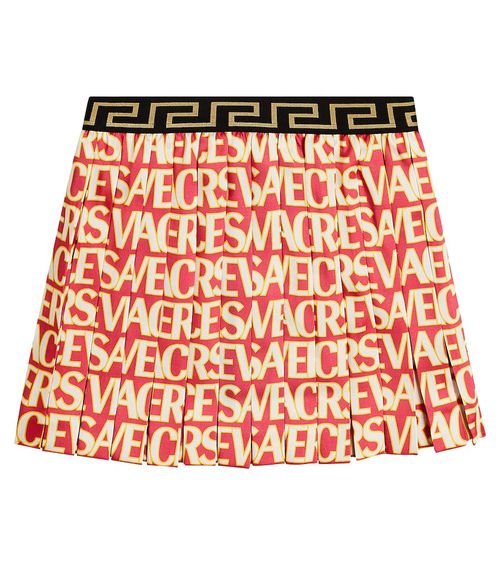 Versace Allover pleated skirt