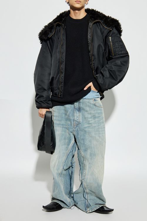 Wool Sweater, Men's, Black