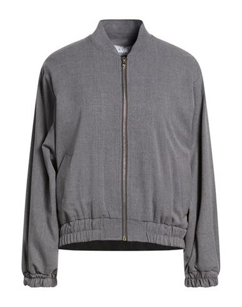 Woman Jacket Grey Size 10 Polyester, Viscose, Elastane