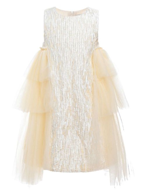 Sonata ruffle-detail dress - Neutrals
