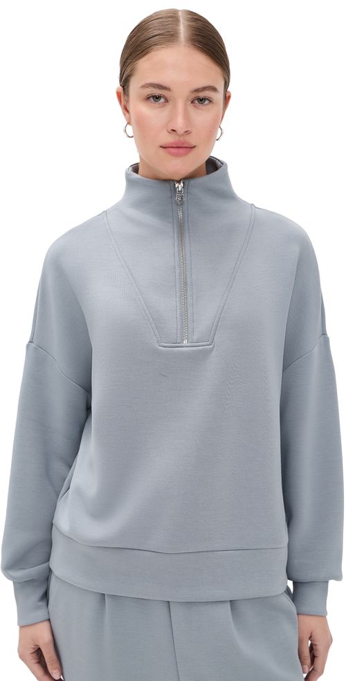 Hawley Half Zip Sweatshirt Wind Blue