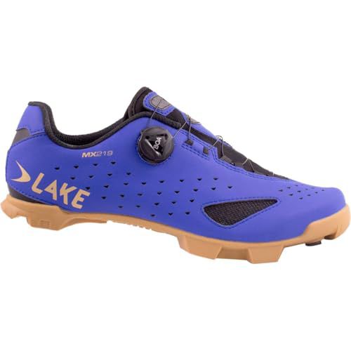 Lake Mx219 Cycling Shoe - Men's Strong Blue/Gold