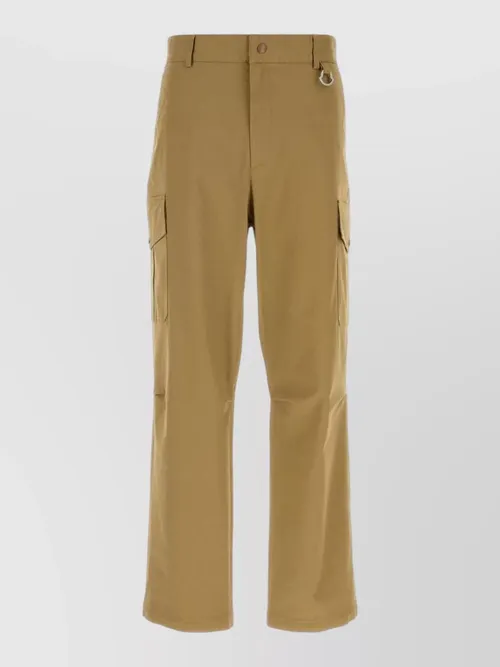 Moncler - straight leg stretch cotton cargo pant