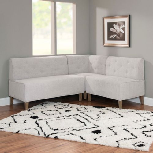 Linon Gentry Corner Nook, Natural