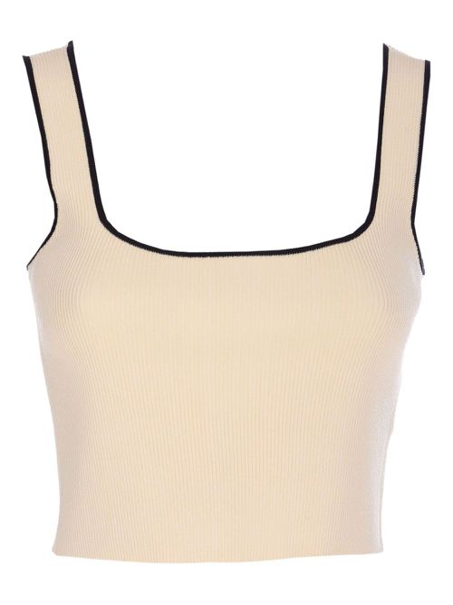 Eleh cropped top - White