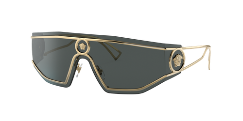 Versace Man Sunglass VE2226 -  Frame color: Gold, Lens color: Brown Mirror Gold