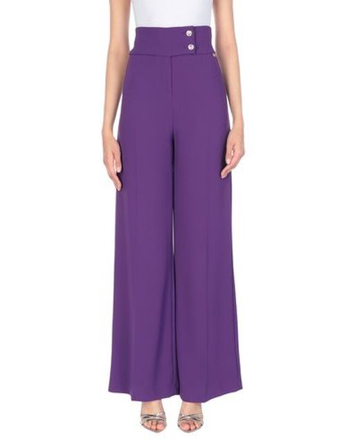 Woman Pants Purple Size 10 Polyester