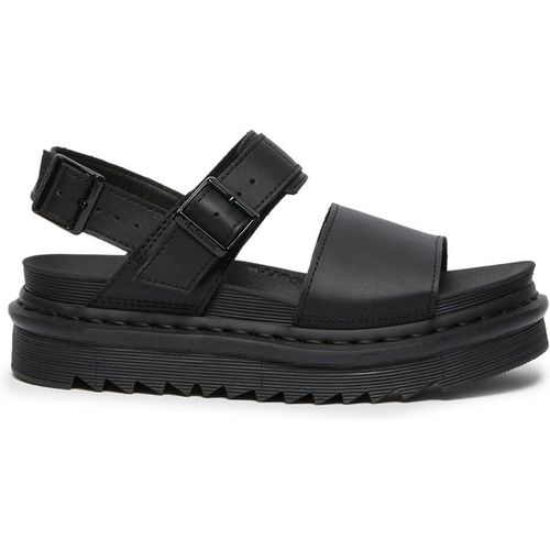 Dr. Martens Womens Dr Voss Hydro Strap Sandals - Black Leather