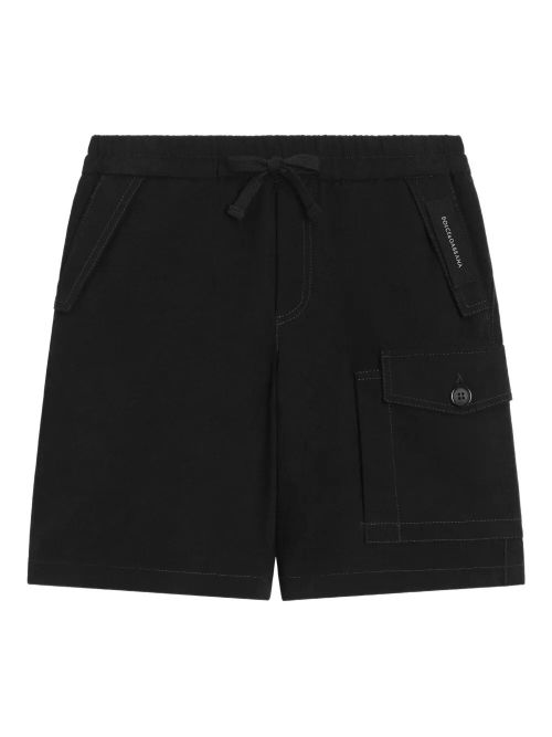 Gabardine Bermuda Shorts