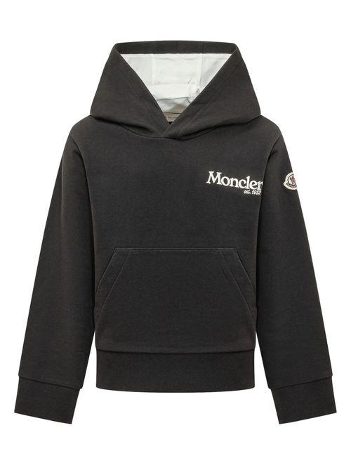 Kids Black Logo Hoodie