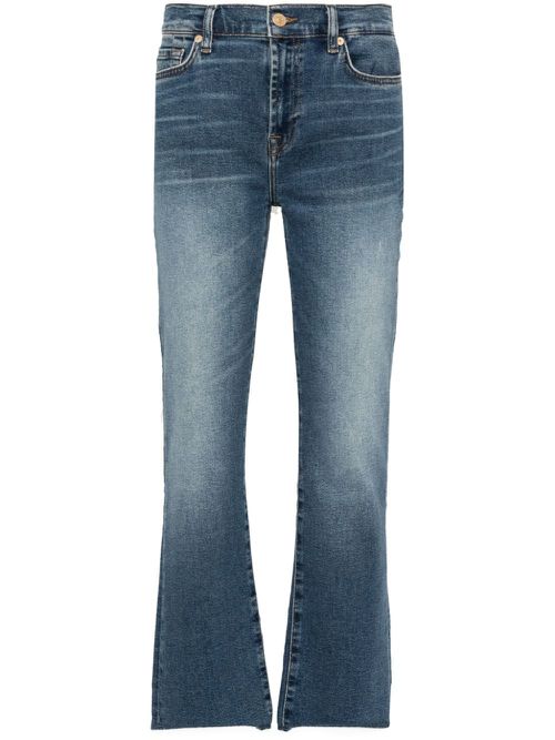 Daisy mid-rise cropped jeans - Blue