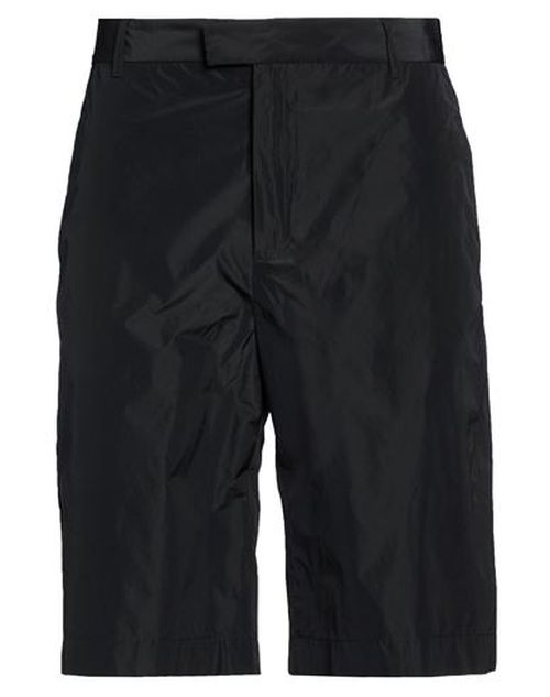 Man Shorts & Bermuda Shorts Black Size 32 Polyester