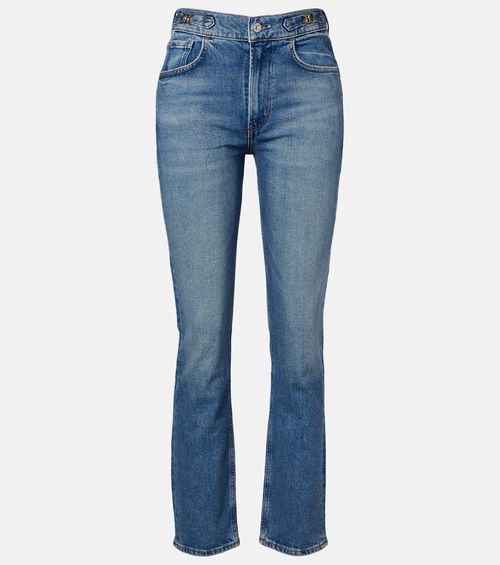 Blaine high-rise straight jeans