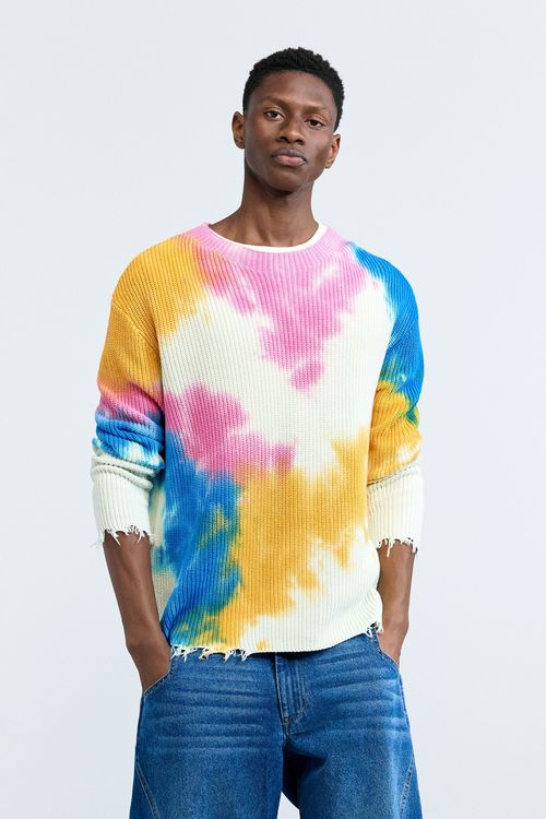Tie-dye sweater