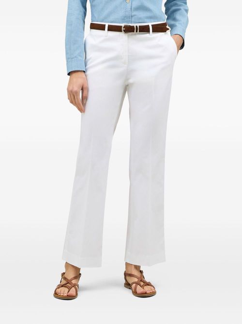 Boglioli flared trousers - White