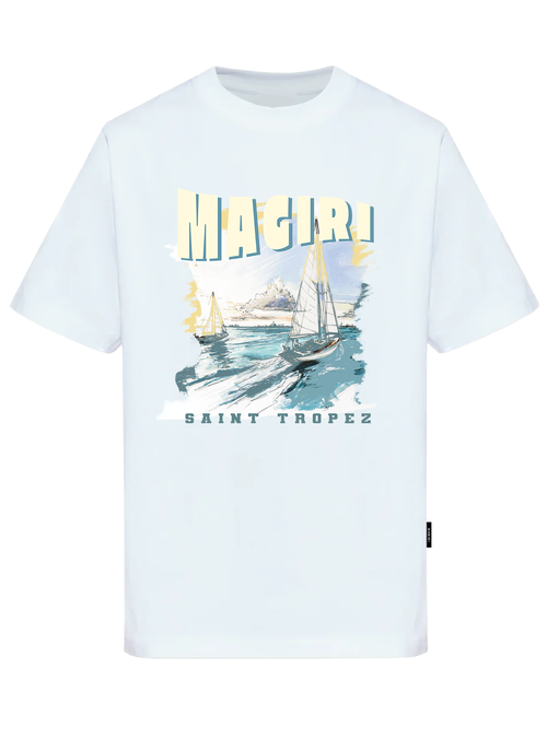 Magiri Voyage Printed T-hirt in White - White