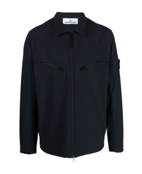 Zip-up shirt jacket