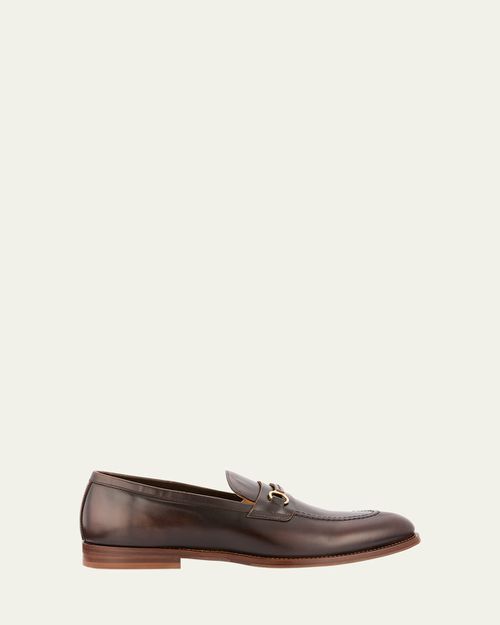 Men's Leather Bit Loafers