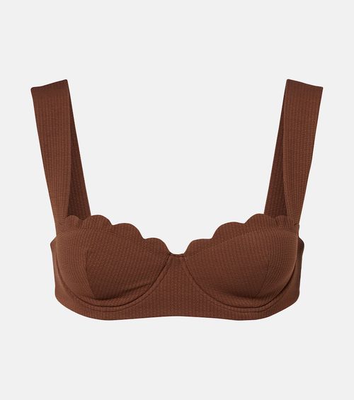 North scalloped bikini top